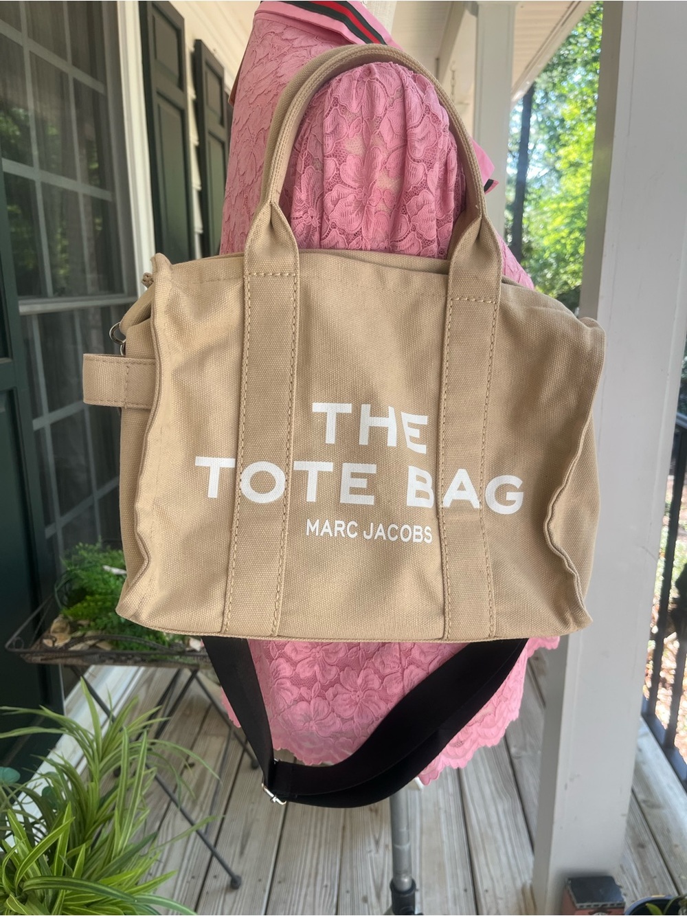 Marc Jacobs The Tote Bag ✨ Canvas Iconic Tote, Shoulder Bag or Crossbody, Tan